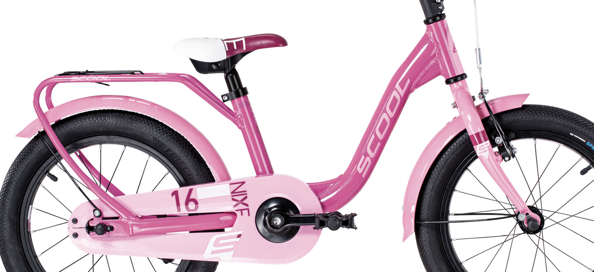 S'COOL niXe 16" Pink - Baby Pink 4+