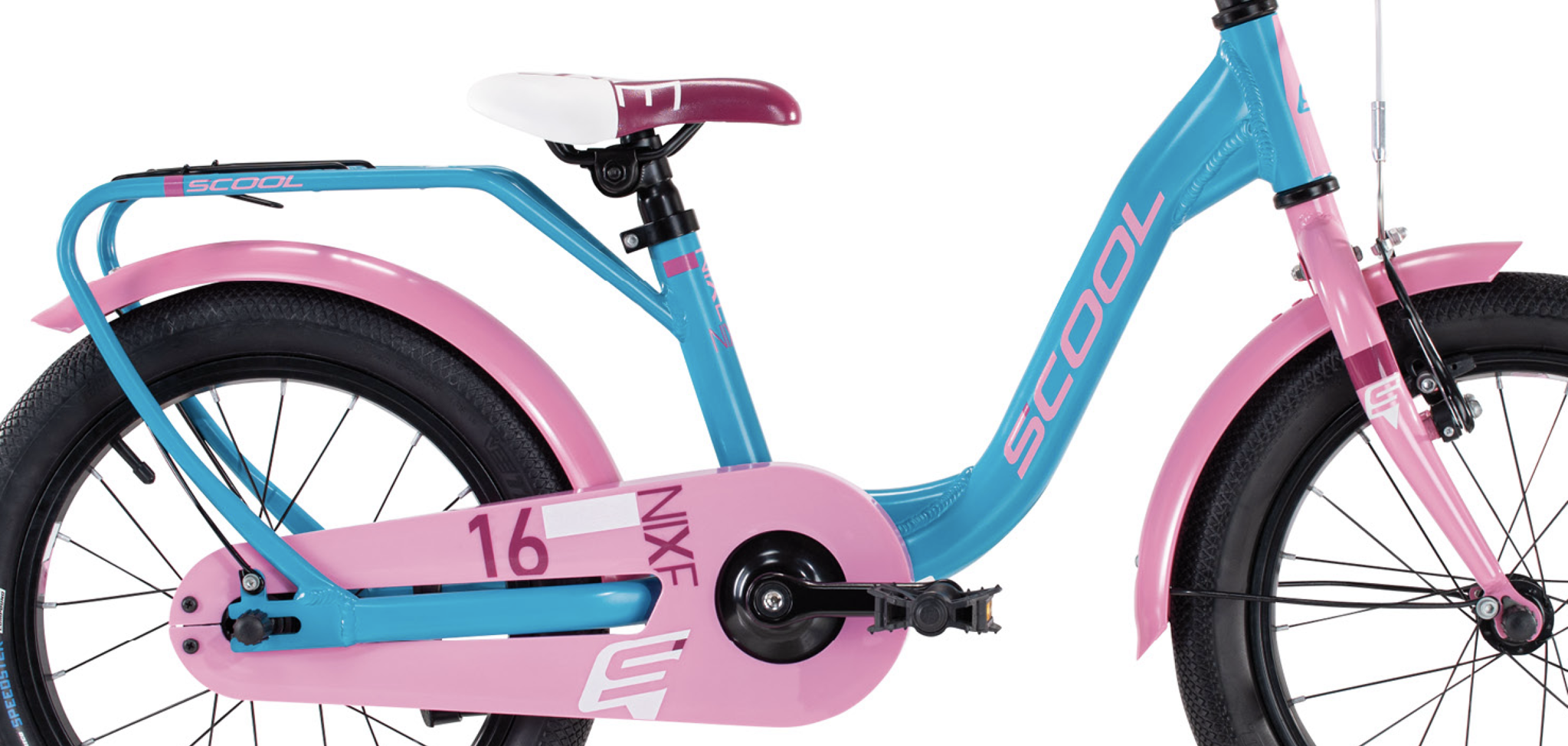 S'COOL niXe 16" Ocean - Pink 4+