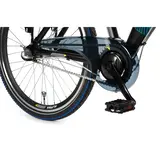 Alpina Yabber jongensfiets 24" 3-speed Jet Black - Pacific Blue 8+