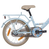 Showroom model - BikeFun meisjesfiets 16" Flower Fun lichtblauw 4+