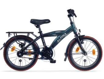 Alpina Yabber jongensfiets 16" Pine Green Matt 4+