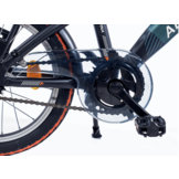 Alpina Yabber jongensfiets 18" Pine Green Matt - Vivid Black Matt 5+