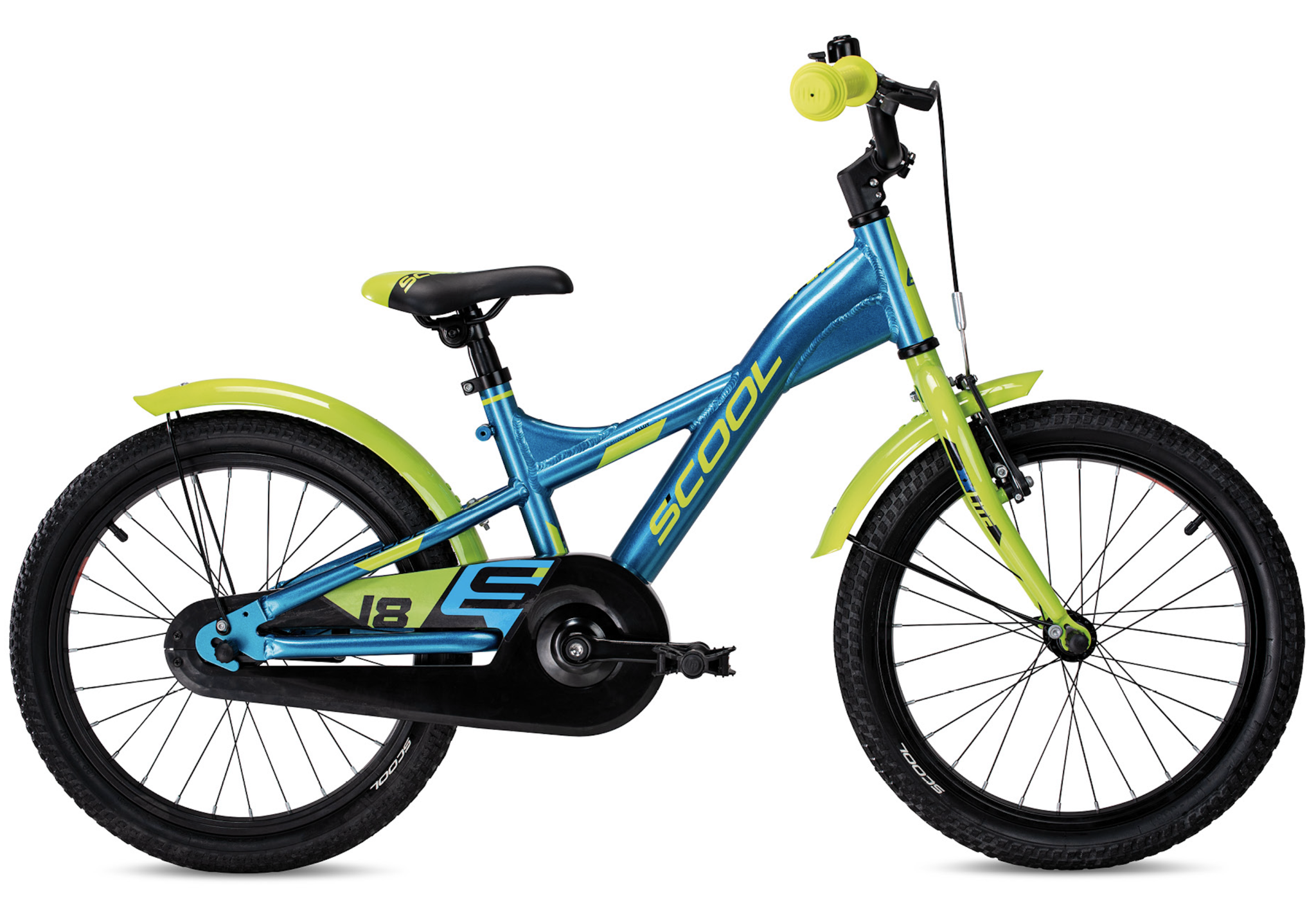 S'COOL XXlite 18" Blauw-Lime 5+