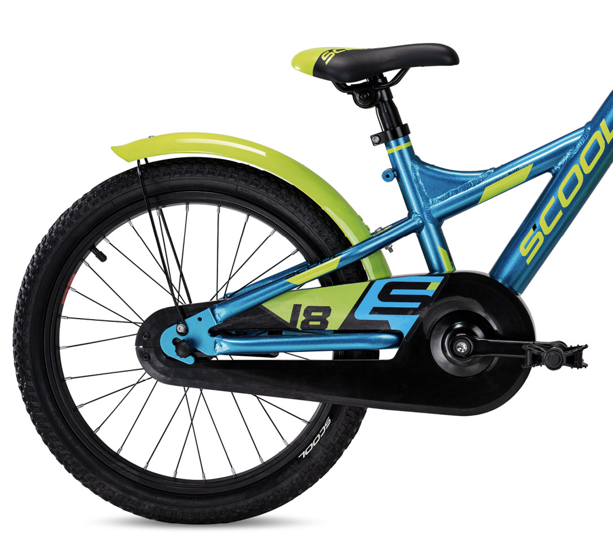 S'COOL XXlite 18" Blauw-Lime 5+