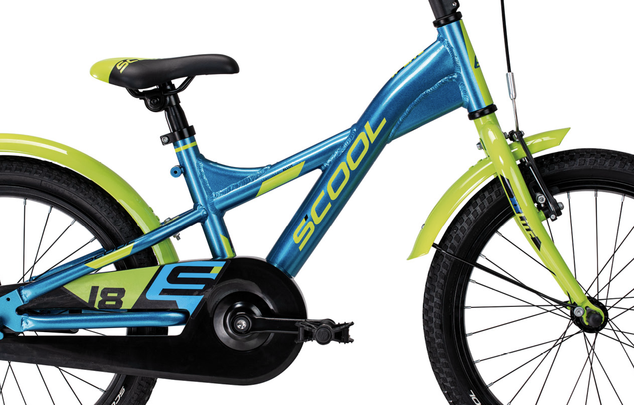 S'COOL XXlite 18" Blauw-Lime 5+