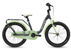 50% Korting! S'COOL niXe 18" Dark grey - Green 5+