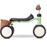 Pukylino oefenfiets met 4 wielen Pastel Green bundel 1+