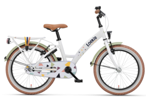 Loekie Superstar meisjesfiets 20" Terrazzo 6+
