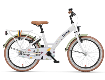 Loekie Superstar meisjesfiets 20" Terrazzo 6+