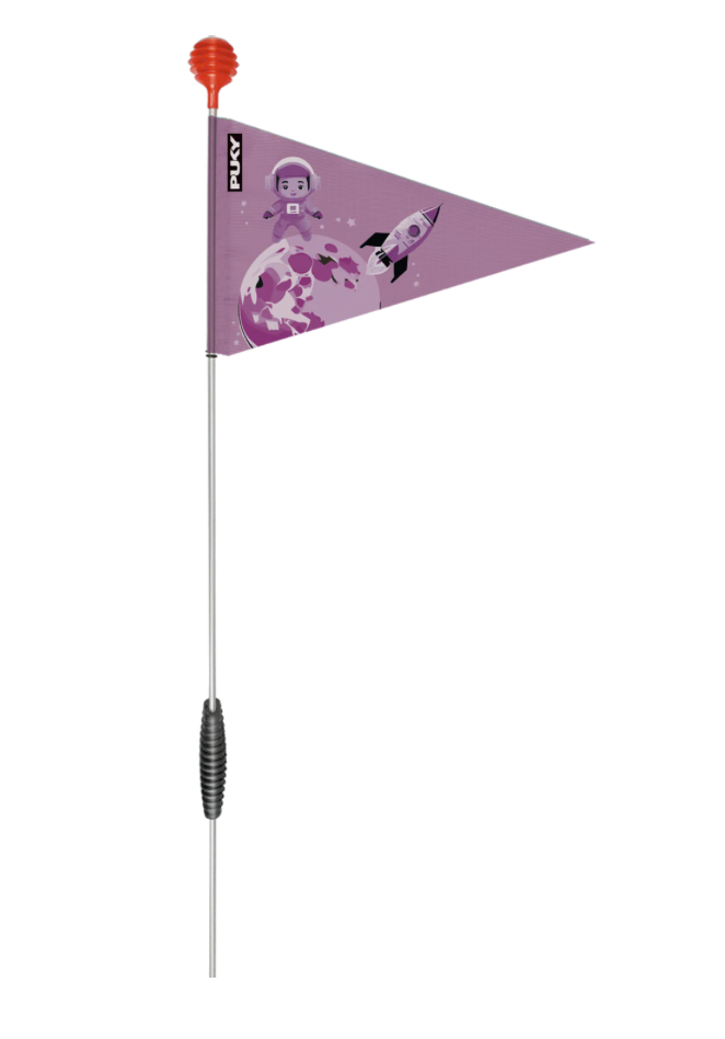 Puky veiligheidsvlag inklapbaar perky purple