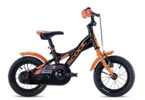 S'COOL XXlite 12" ALU zwart-oranje 3+
