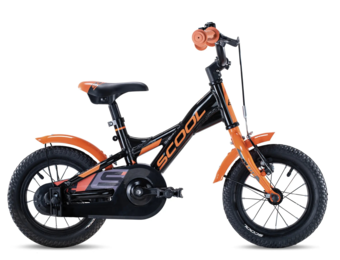 S'COOL XXlite 12" ALU zwart-oranje 3+