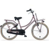 Showroom model - Alpina Cargo meisjesfiets met voordrager 20" Wood Rose Matt 6+
