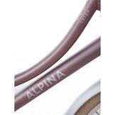 Showroom model - Alpina Cargo meisjesfiets met voordrager 20" Wood Rose Matt 6+