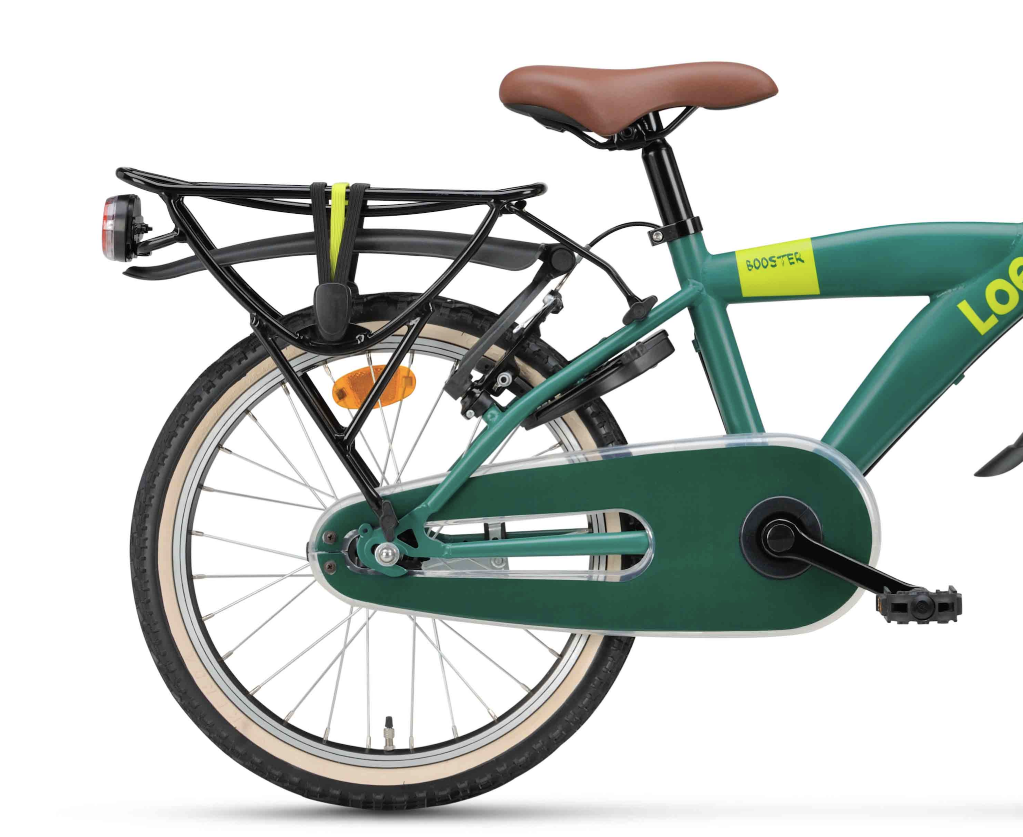 Showroom model - Loekie Booster 18" jongensfiets Groen 5+