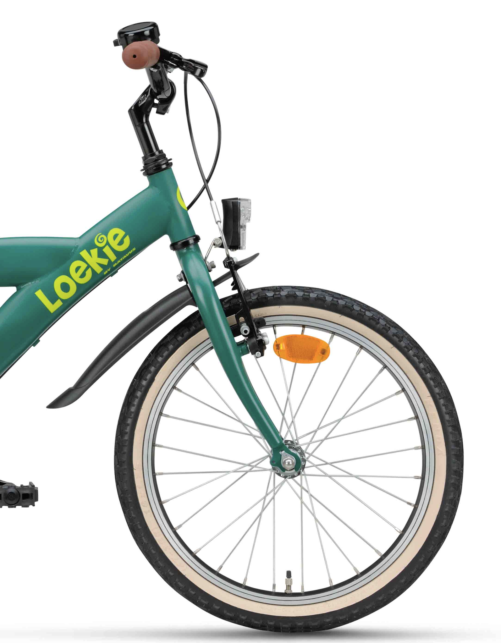 Showroom model - Loekie Booster 18" jongensfiets Groen 5+