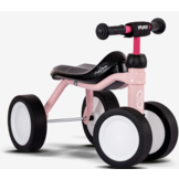 Pukylino oefenfiets met 4 wielen Retro Roze 1+