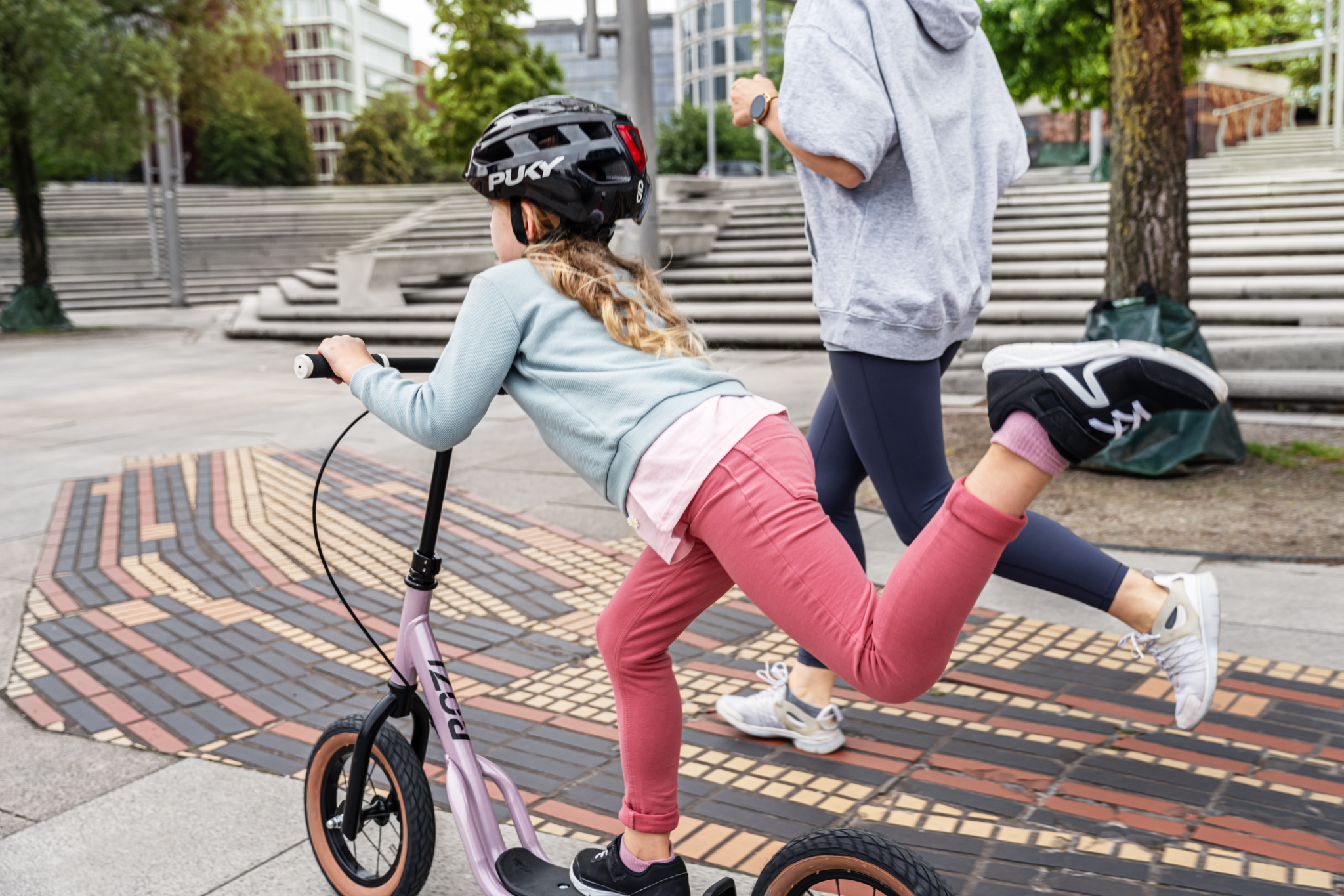 Puky step R07L met luchtbanden Pearl Pink 5+