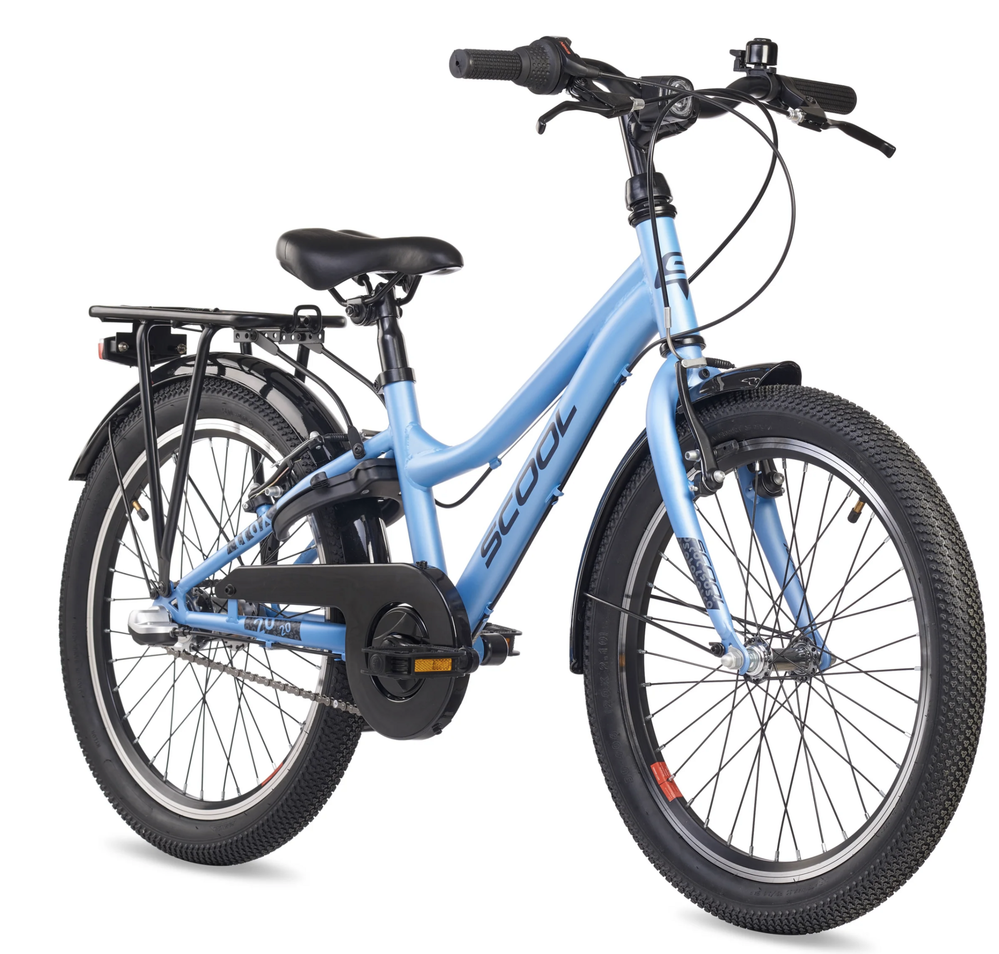 S'COOL troX 20" Ice Blue 3-Speed 6+