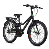 S'COOL troX  20" Black-Neon 3-Speed 6+