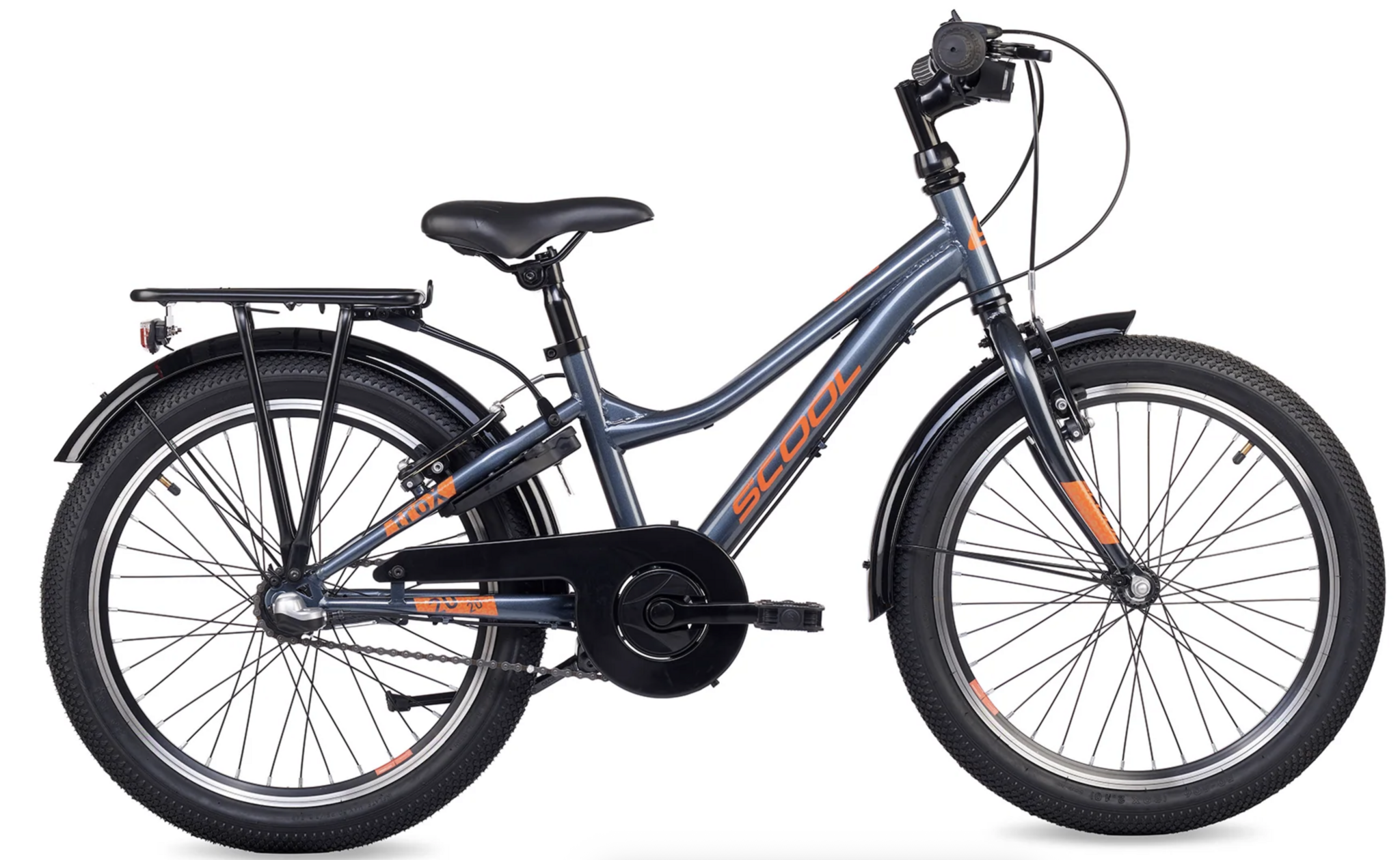 S'COOL troX  20" Grey-Orange 3-Speed 6+