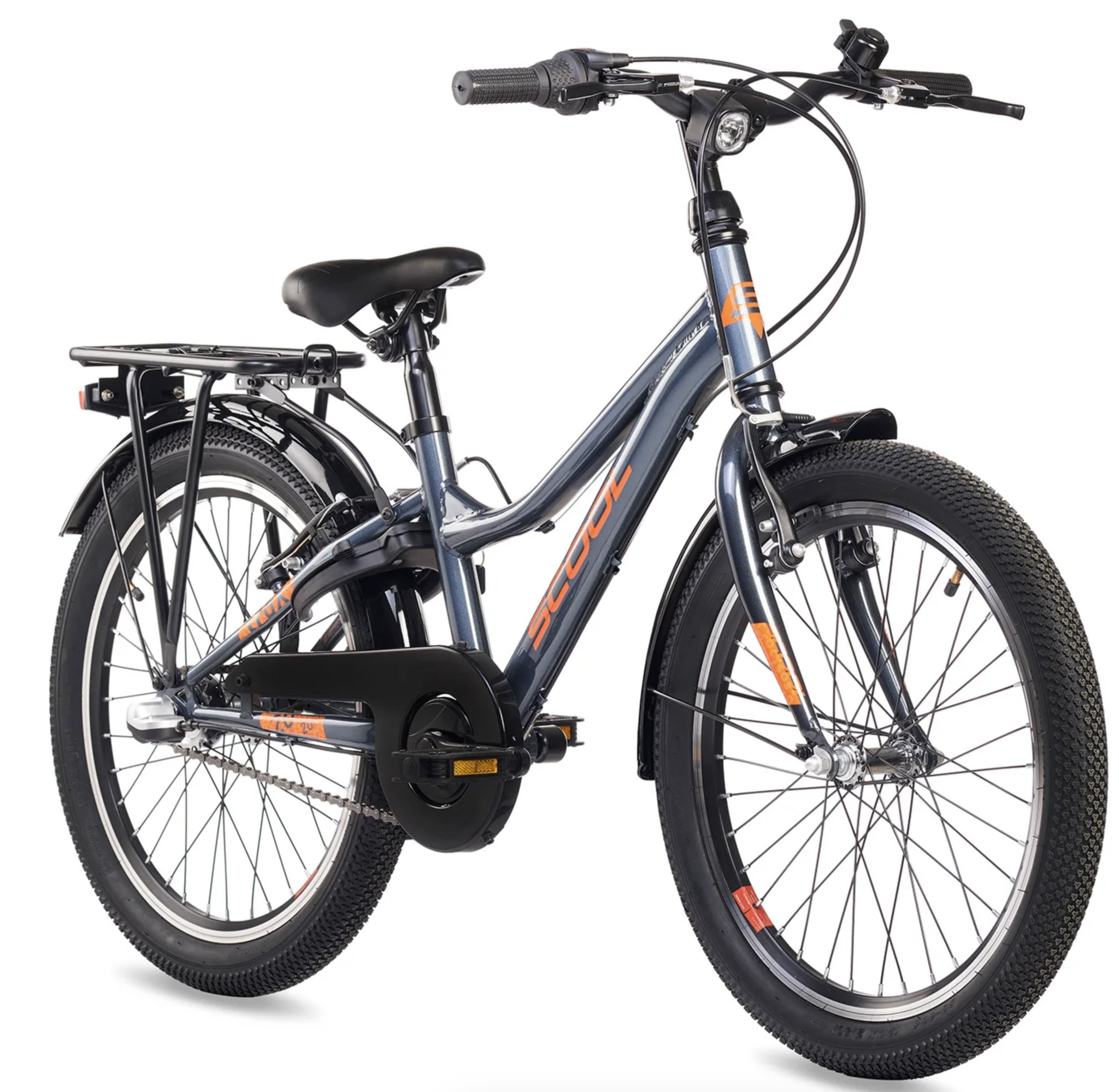 S'COOL troX 20" Grey-Orange 3-Speed 6+