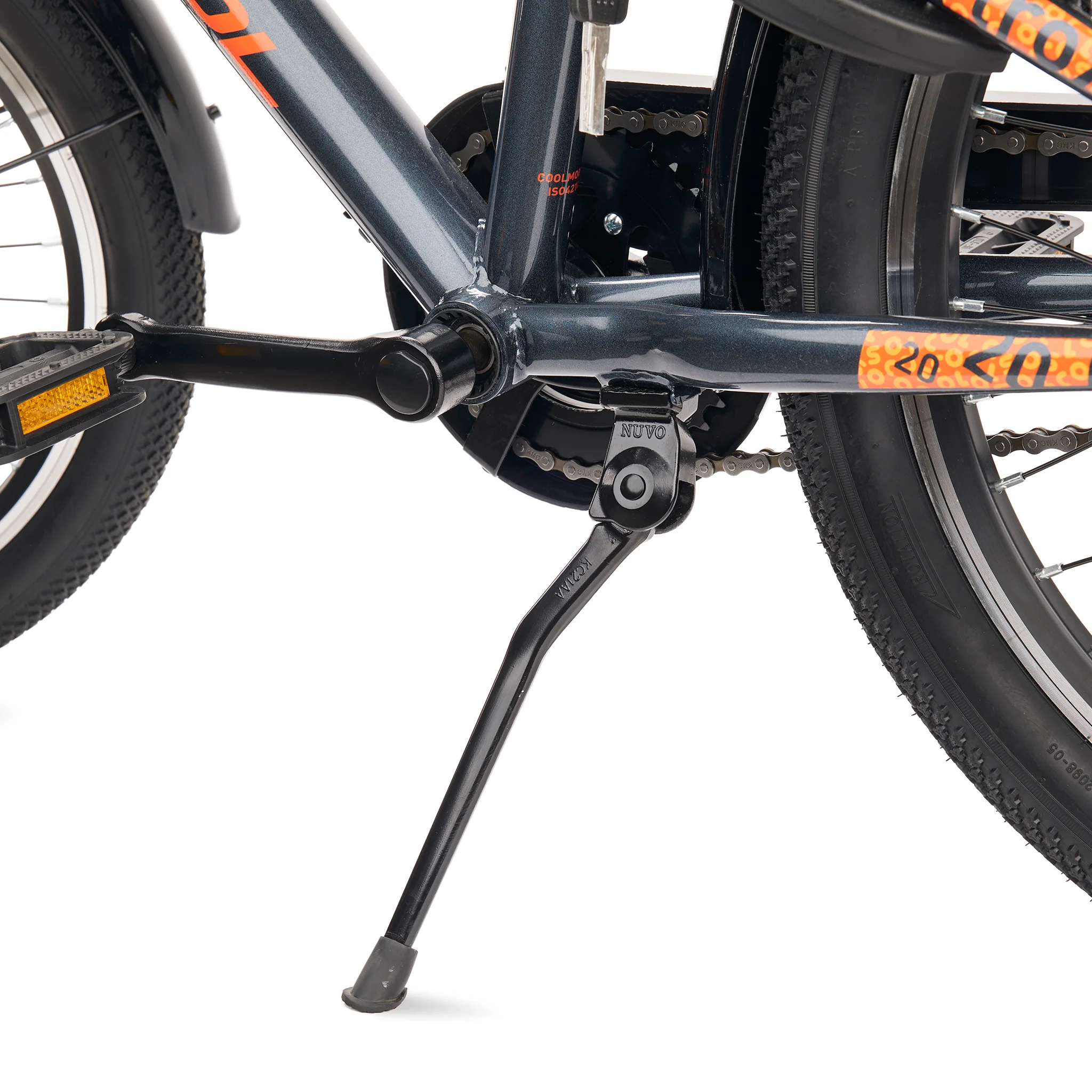 S'COOL troX 20" Grey-Orange 3-Speed 6+