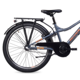 S'COOL troX 24" Grey-Orange 3-Speed 8+