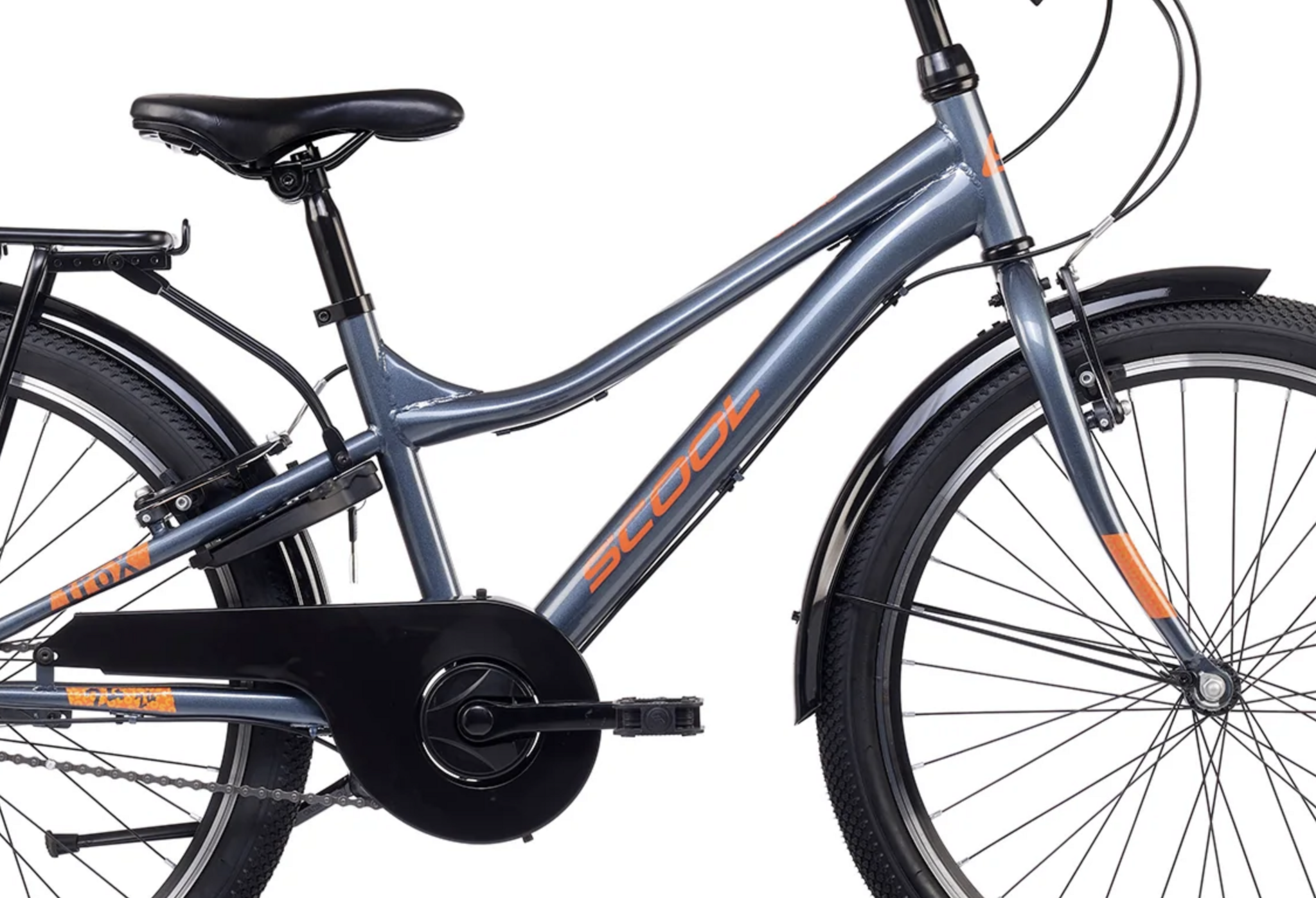 S'COOL troX 24" Grey-Orange 3-Speed 8+
