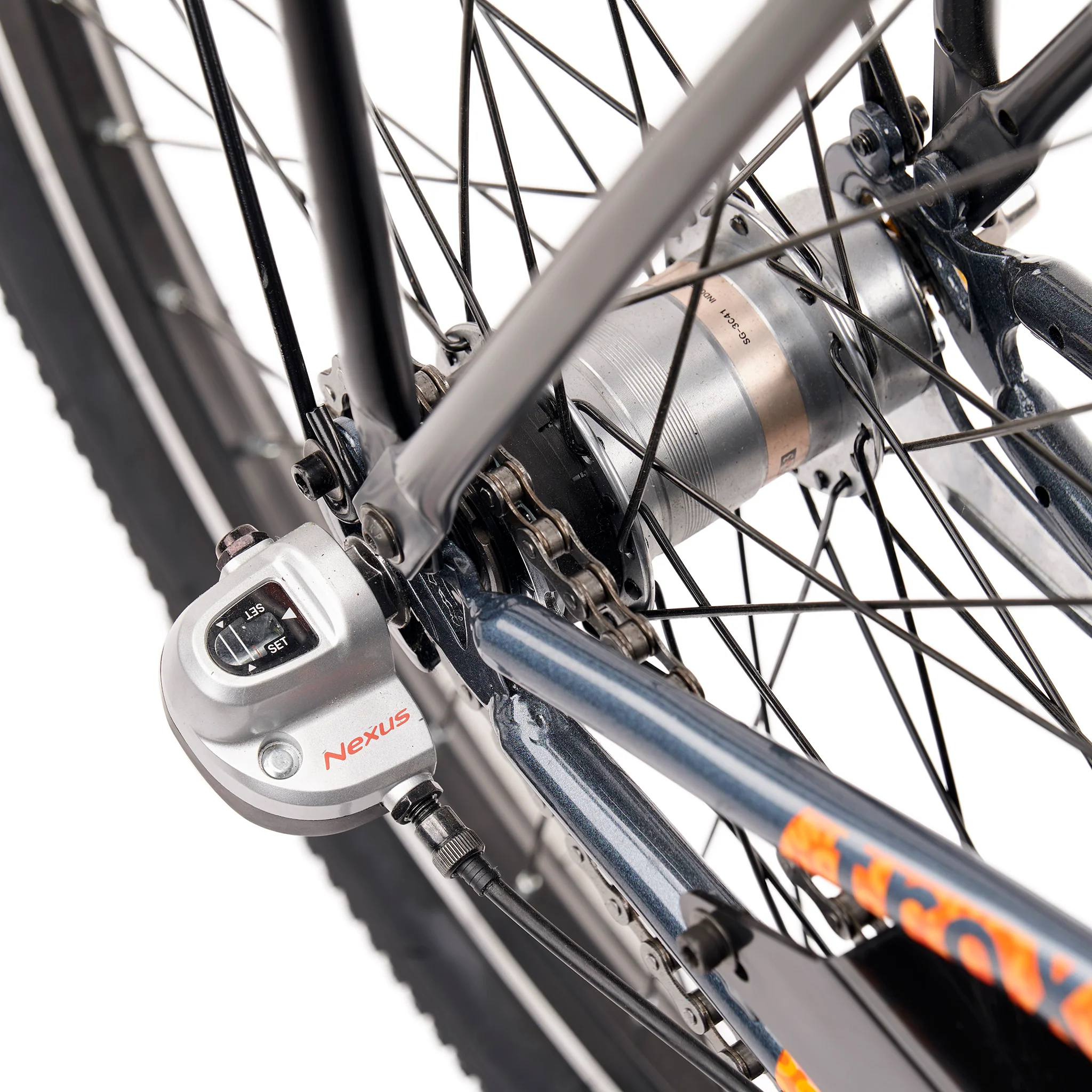 S'COOL troX 24" Grey-Orange 3-Speed 8+