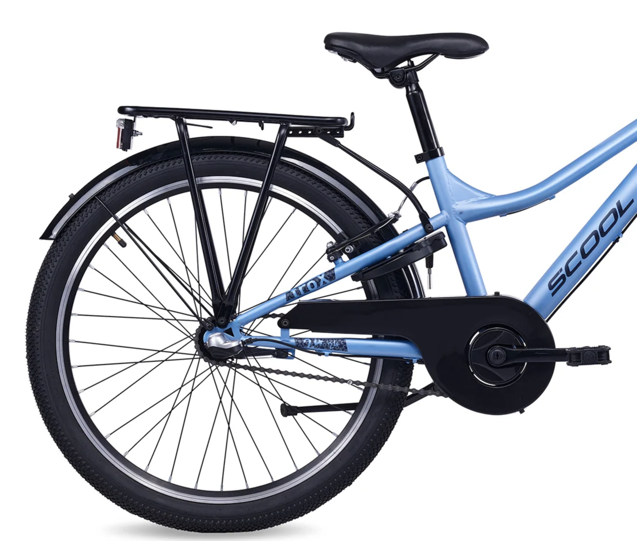 S'COOL troX 24" Ice Blue 3-Speed 8+