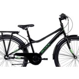 S'COOL troX 26" Black-Neon 3-Speed 10+