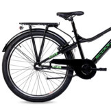 S'COOL troX 26" Black-Neon 3-Speed 10+