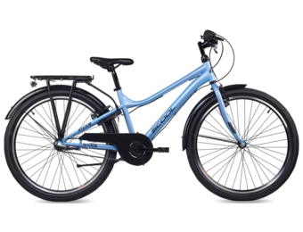 S'COOL troX 26" Ice Blue 3-Speed 10+