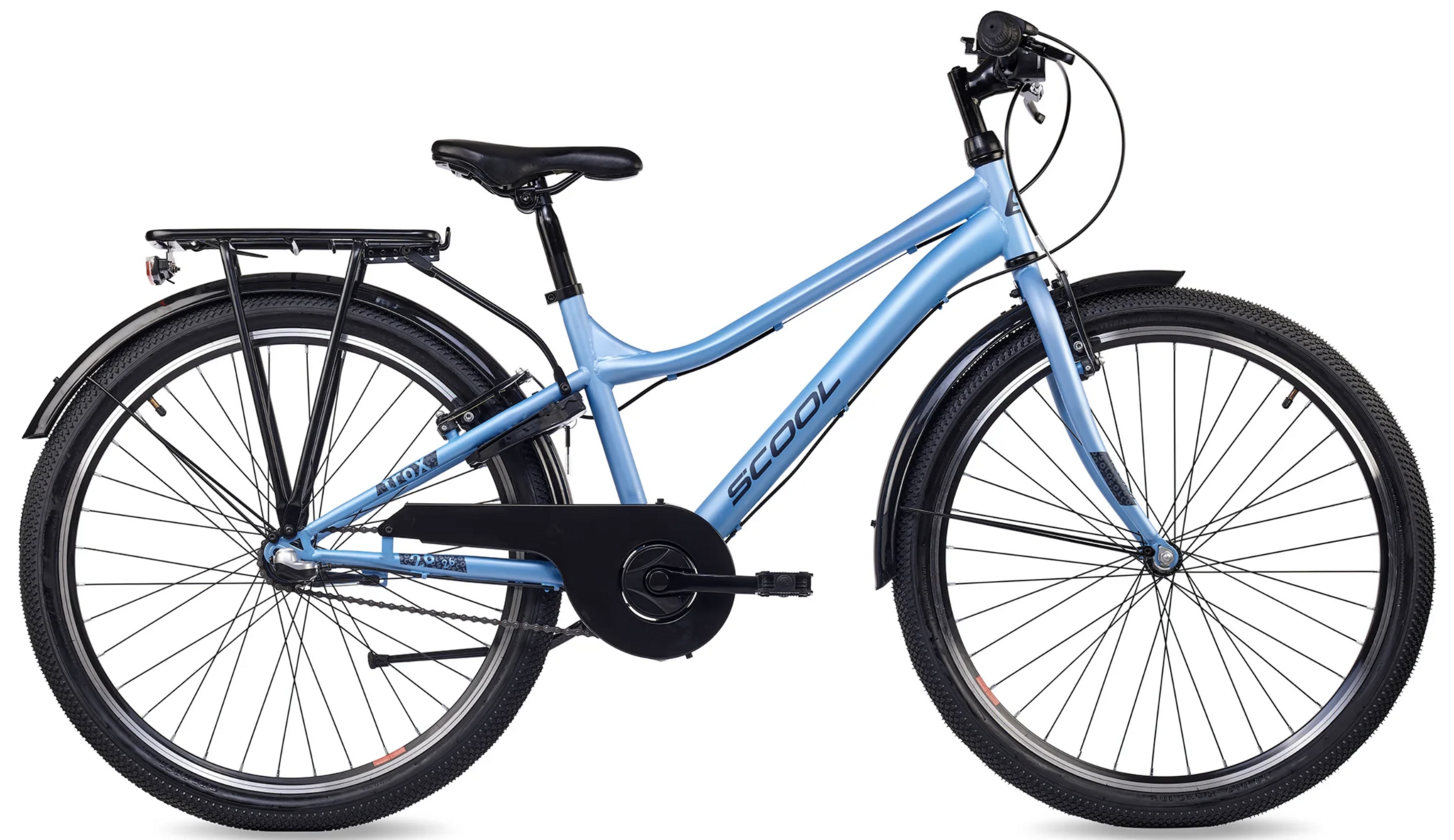 S'COOL troX 26" Ice Blue 3-Speed 10+