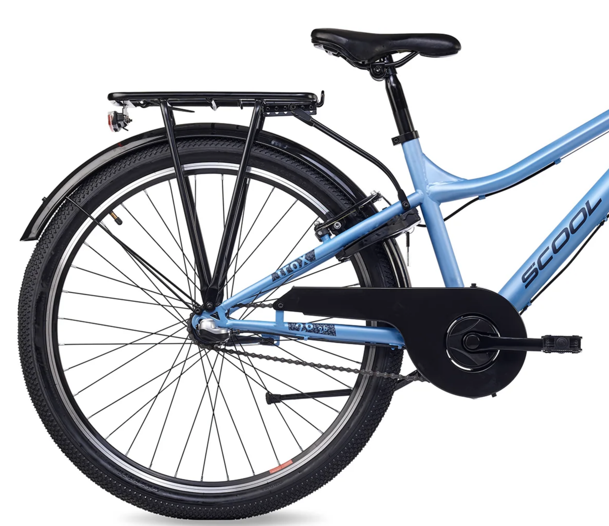 S'COOL troX 26" Ice Blue 3-Speed 10+