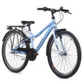 S'COOL troX 26" Ice Blue 3-Speed 10+