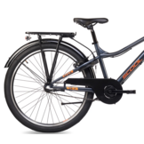 S'COOL troX 26" Grey-Orange 3-Speed 10+