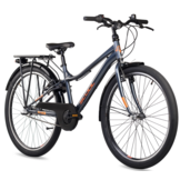 S'COOL troX 26" Grey-Orange 3-Speed 10+
