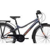 S'COOL troX 26" Grey-Orange 3-Speed 10+