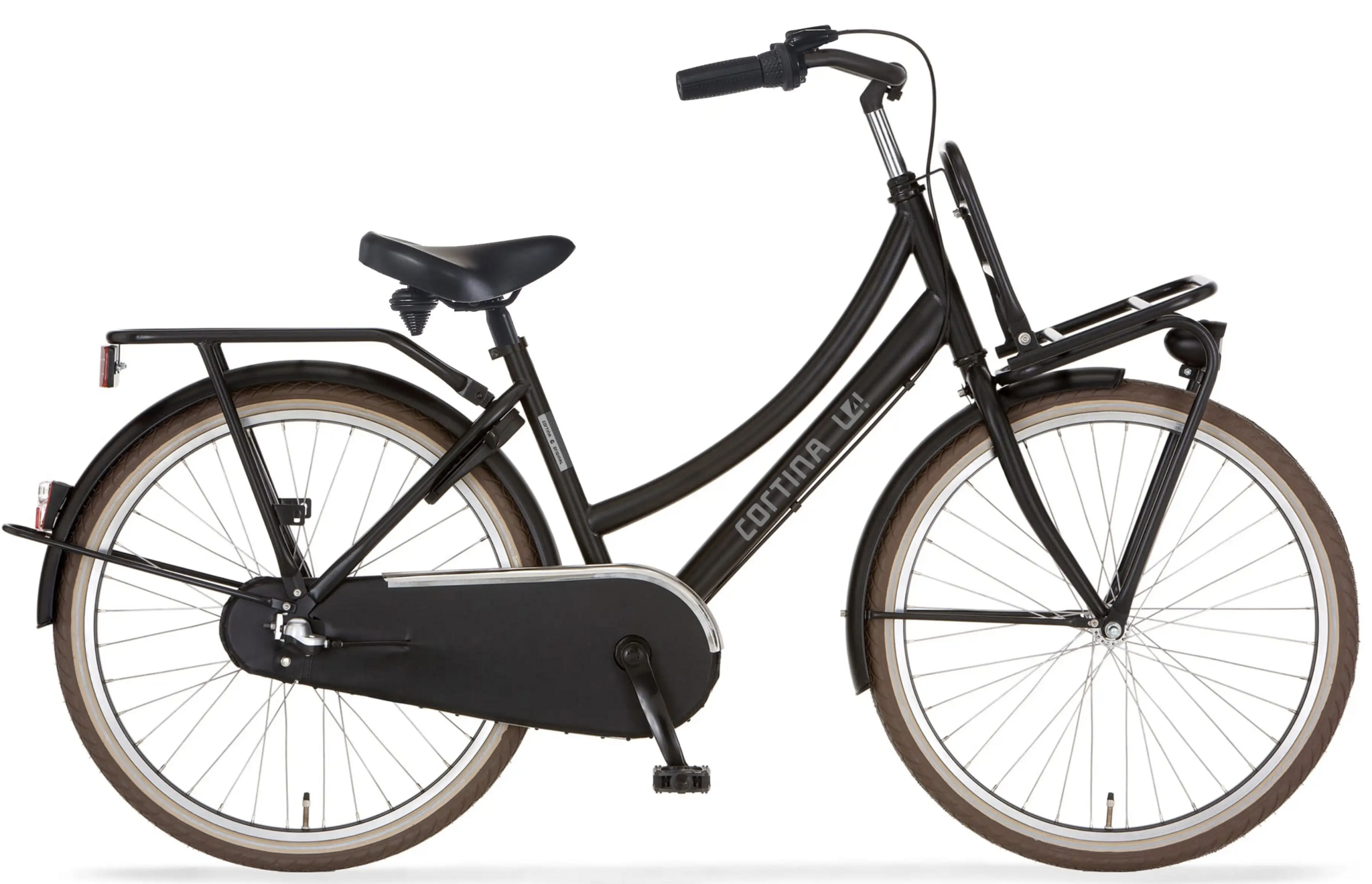 Cortina U4 Transport Mini meisjesfiets 26" 3-speed Jet Black Matt 10+