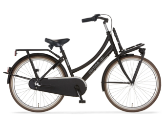 Cortina U4 Mini L24 meisjesfiets 24" 3-speed Jet Black Matt 8+