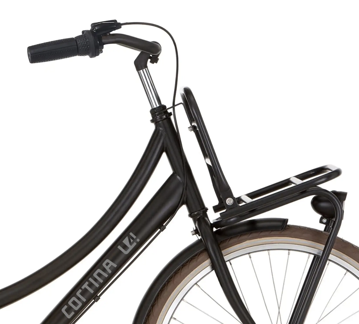 Cortina U4 Mini L24 meisjesfiets 24" 3-speed Jet Black Matt 8+