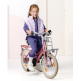 Showroom model - Alpina Cargo meisjesfiets met voordrager 18" Berry Red Matt 5+