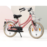 Showroom model - Alpina Cargo meisjesfiets met voordrager 18" Berry Red Matt 5+