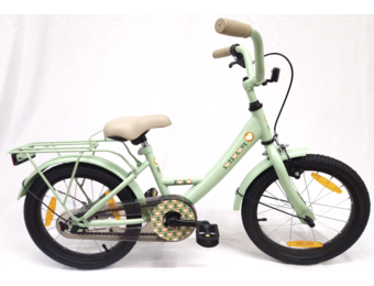 Showroom model - BikeFun meisjesfiets 16" Lots of Love Groen 4+