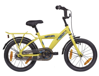Showroom model - BikeFun jongensfiets No Limit 16" Geel 4+