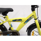Showroom model - BikeFun jongensfiets No Limit 16" Geel 4+