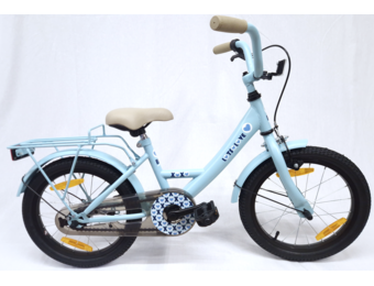 Showroom model - BikeFun meisjesfiets 16" Lots of Love Blauw 4+