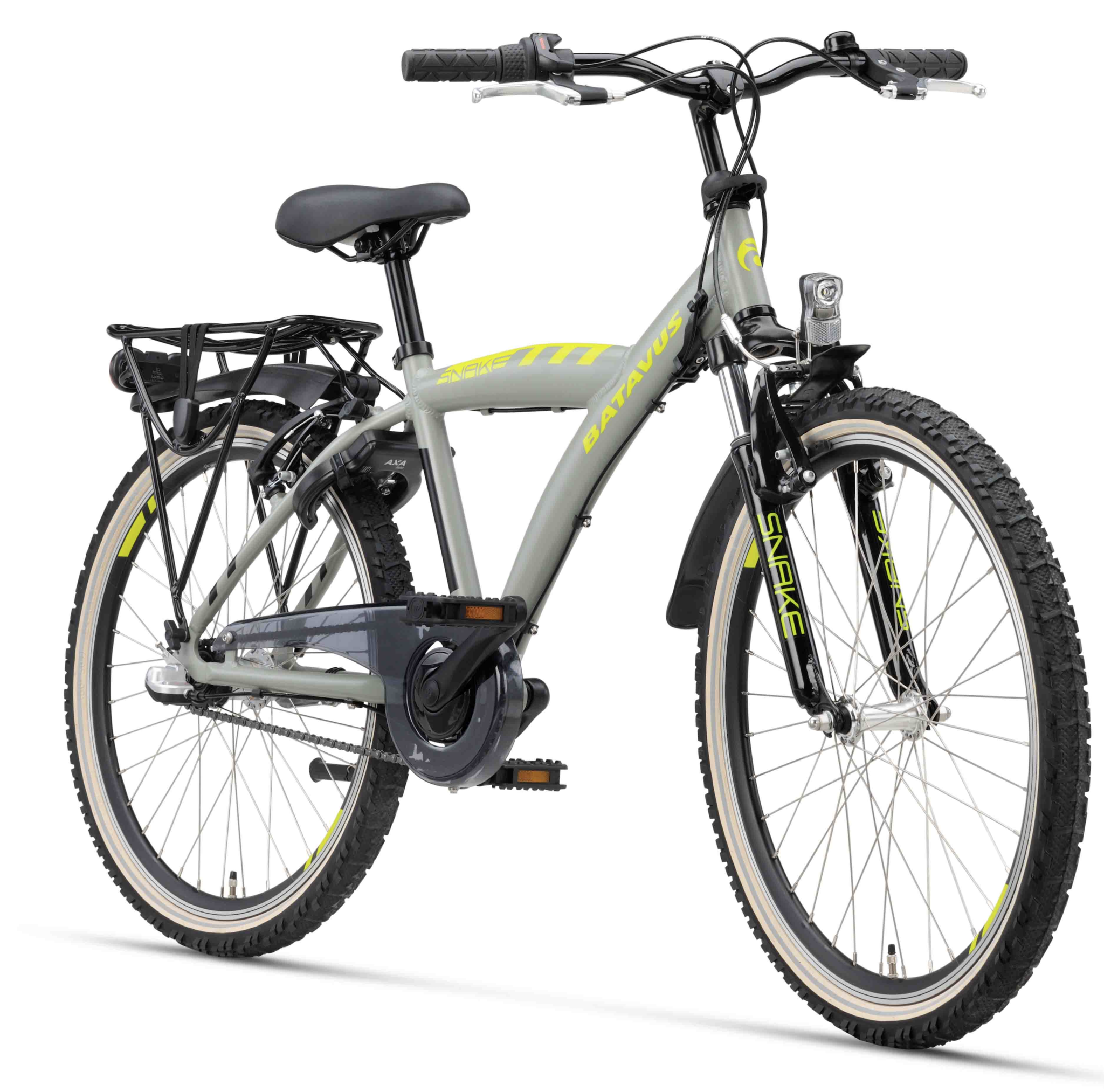 Batavus Snake jongensfiets 24" 3-speed Tactical Green 8+